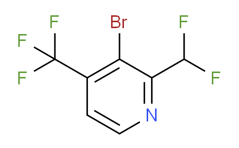 AM142122 | 1806003-44-0 | 3-Bromo-2-(difluoromethyl)-4-(trifluoromethyl)pyridine