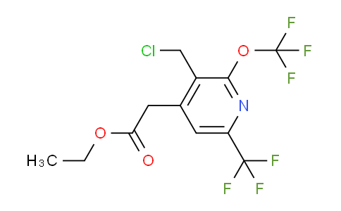 AM142128 | 1804366-37-7 | Ethyl 3-(chloromethyl)-2-(trifluoromethoxy)-6-(trifluoromethyl)pyridine-4-acetate