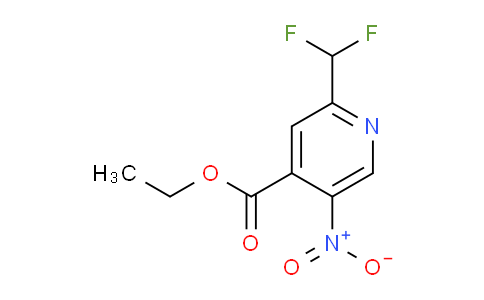 AM142129 | 1803694-42-9 | Ethyl 2-(difluoromethyl)-5-nitropyridine-4-carboxylate