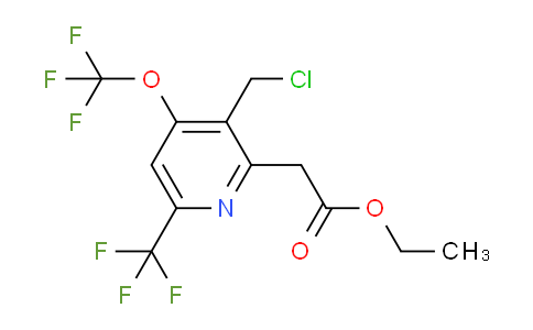 AM142132 | 1805312-73-5 | Ethyl 3-(chloromethyl)-4-(trifluoromethoxy)-6-(trifluoromethyl)pyridine-2-acetate