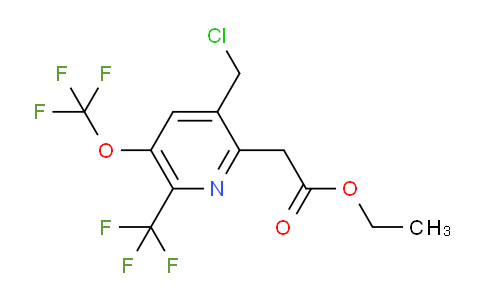 AM142138 | 1805312-77-9 | Ethyl 3-(chloromethyl)-5-(trifluoromethoxy)-6-(trifluoromethyl)pyridine-2-acetate