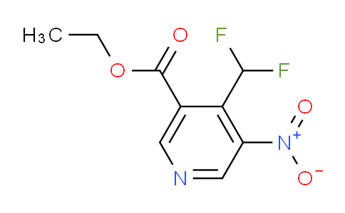 Ethyl 4-(difluoromethyl)-3-nitropyridine-5-carboxylate