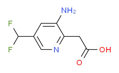 3-Amino-5-(difluoromethyl)pyridine-2-acetic acid