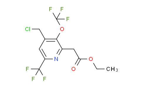 AM142147 | 1806768-85-3 | Ethyl 4-(chloromethyl)-3-(trifluoromethoxy)-6-(trifluoromethyl)pyridine-2-acetate