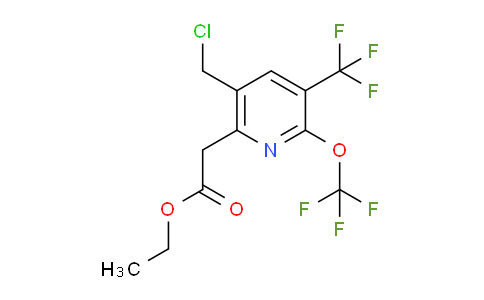 AM142148 | 1805312-51-9 | Ethyl 5-(chloromethyl)-2-(trifluoromethoxy)-3-(trifluoromethyl)pyridine-6-acetate