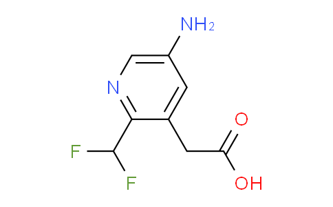 AM142150 | 1806762-27-5 | 5-Amino-2-(difluoromethyl)pyridine-3-acetic acid