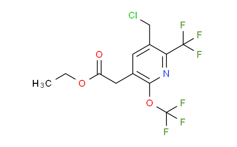 AM142151 | 1806768-89-7 | Ethyl 3-(chloromethyl)-6-(trifluoromethoxy)-2-(trifluoromethyl)pyridine-5-acetate