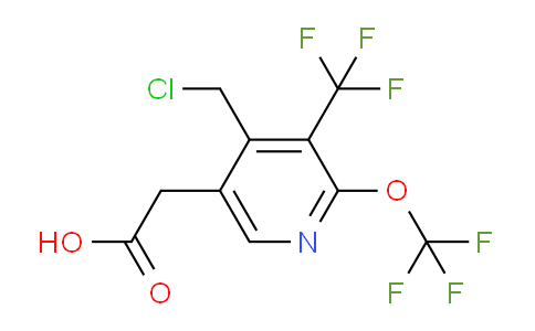 AM142163 | 1806767-98-5 | 4-(Chloromethyl)-2-(trifluoromethoxy)-3-(trifluoromethyl)pyridine-5-acetic acid