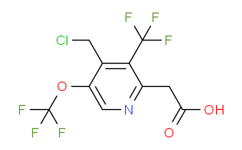 AM142167 | 1804655-89-7 | 4-(Chloromethyl)-5-(trifluoromethoxy)-3-(trifluoromethyl)pyridine-2-acetic acid