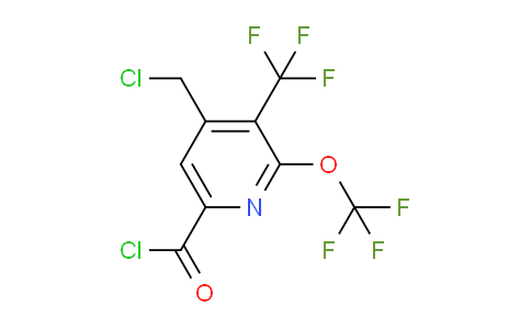 AM142199 | 1804929-88-1 | 4-(Chloromethyl)-2-(trifluoromethoxy)-3-(trifluoromethyl)pyridine-6-carbonyl chloride
