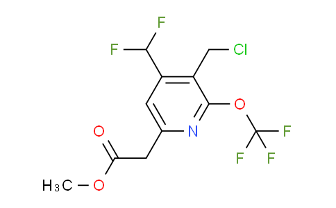 AM142209 | 1805190-66-2 | Methyl 3-(chloromethyl)-4-(difluoromethyl)-2-(trifluoromethoxy)pyridine-6-acetate