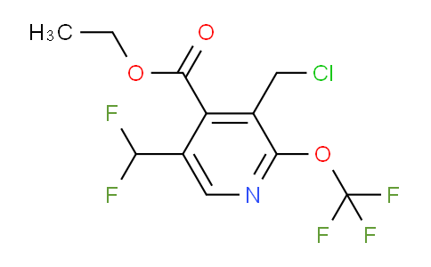 AM142211 | 1804655-76-2 | Ethyl 3-(chloromethyl)-5-(difluoromethyl)-2-(trifluoromethoxy)pyridine-4-carboxylate