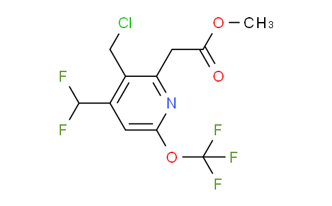 AM142212 | 1805190-75-3 | Methyl 3-(chloromethyl)-4-(difluoromethyl)-6-(trifluoromethoxy)pyridine-2-acetate