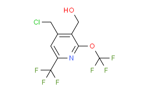 AM142219 | 1803995-47-2 | 4-(Chloromethyl)-2-(trifluoromethoxy)-6-(trifluoromethyl)pyridine-3-methanol