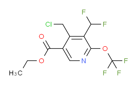 AM142225 | 1804752-21-3 | Ethyl 4-(chloromethyl)-3-(difluoromethyl)-2-(trifluoromethoxy)pyridine-5-carboxylate