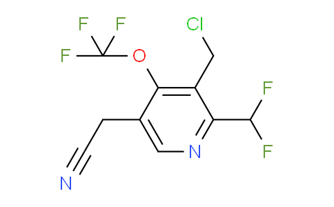 AM142229 | 1804750-86-4 | 3-(Chloromethyl)-2-(difluoromethyl)-4-(trifluoromethoxy)pyridine-5-acetonitrile
