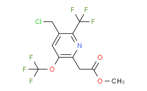 AM142230 | 1805312-35-9 | Methyl 3-(chloromethyl)-5-(trifluoromethoxy)-2-(trifluoromethyl)pyridine-6-acetate