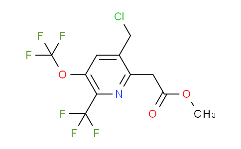 Methyl 3-(chloromethyl)-5-(trifluoromethoxy)-6-(trifluoromethyl)pyridine-2-acetate
