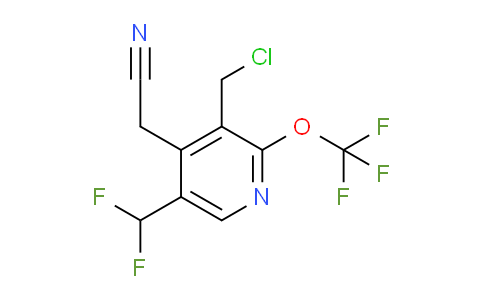 AM142234 | 1805182-17-5 | 3-(Chloromethyl)-5-(difluoromethyl)-2-(trifluoromethoxy)pyridine-4-acetonitrile