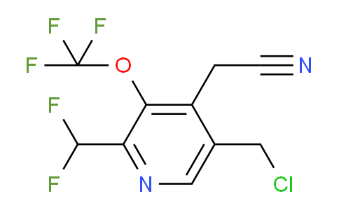 AM142241 | 1805153-50-7 | 5-(Chloromethyl)-2-(difluoromethyl)-3-(trifluoromethoxy)pyridine-4-acetonitrile