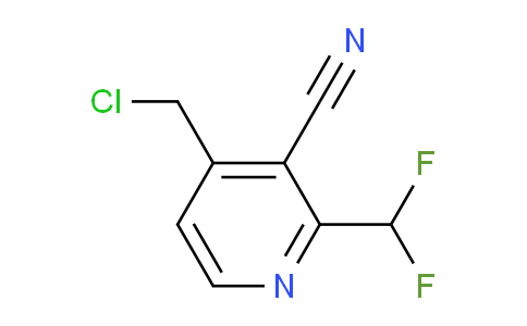 4-(Chloromethyl)-3-cyano-2-(difluoromethyl)pyridine