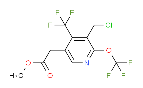 Methyl 3-(chloromethyl)-2-(trifluoromethoxy)-4-(trifluoromethyl)pyridine-5-acetate