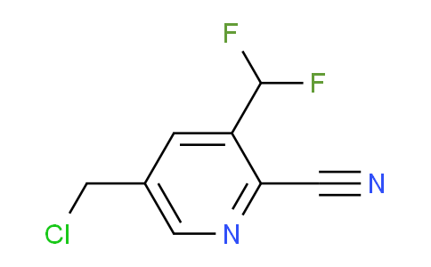 5-(Chloromethyl)-2-cyano-3-(difluoromethyl)pyridine