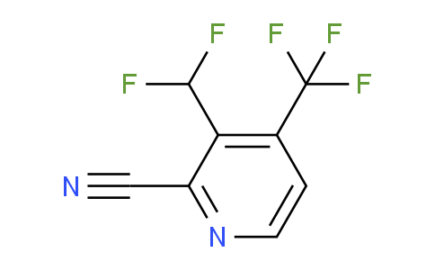 2-Cyano-3-(difluoromethyl)-4-(trifluoromethyl)pyridine