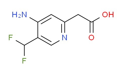 4-Amino-5-(difluoromethyl)pyridine-2-acetic acid