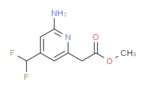 AM142285 | 1805018-23-8 | Methyl 2-amino-4-(difluoromethyl)pyridine-6-acetate