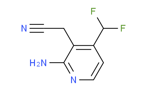 AM142289 | 1804655-15-9 | 2-Amino-4-(difluoromethyl)pyridine-3-acetonitrile
