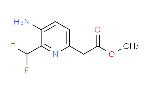 Methyl 3-amino-2-(difluoromethyl)pyridine-6-acetate
