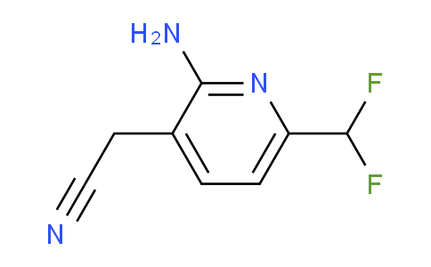AM142295 | 1806759-64-7 | 2-Amino-6-(difluoromethyl)pyridine-3-acetonitrile