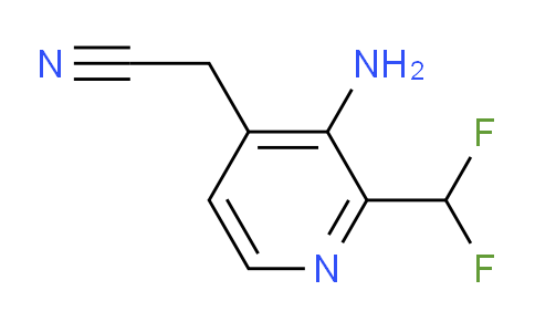AM142297 | 1804655-23-9 | 3-Amino-2-(difluoromethyl)pyridine-4-acetonitrile