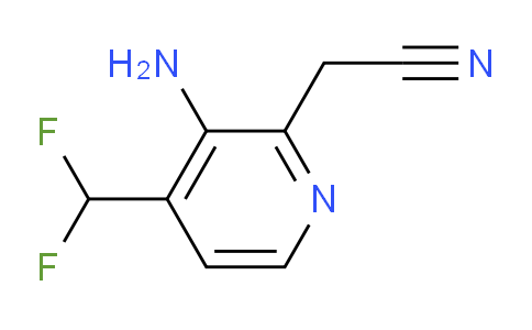 AM142299 | 1805302-87-7 | 3-Amino-4-(difluoromethyl)pyridine-2-acetonitrile