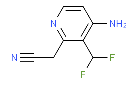 AM142304 | 1805030-67-4 | 4-Amino-3-(difluoromethyl)pyridine-2-acetonitrile