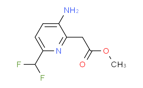 AM142312 | 1804706-32-8 | Methyl 3-amino-6-(difluoromethyl)pyridine-2-acetate