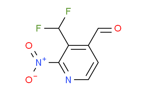 3-(Difluoromethyl)-2-nitropyridine-4-carboxaldehyde