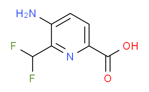 3-Amino-2-(difluoromethyl)pyridine-6-carboxylic acid