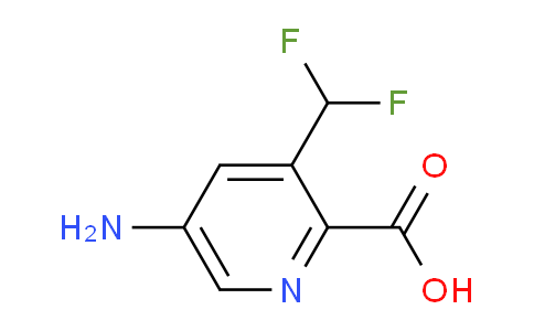 5-Amino-3-(difluoromethyl)pyridine-2-carboxylic acid