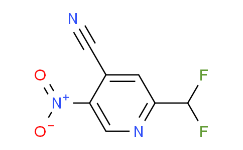 4-Cyano-2-(difluoromethyl)-5-nitropyridine