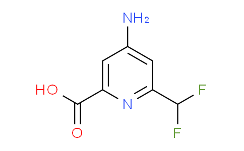 4-Amino-2-(difluoromethyl)pyridine-6-carboxylic acid