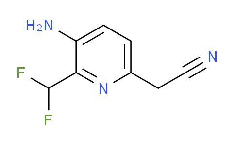AM142353 | 1805302-83-3 | 3-Amino-2-(difluoromethyl)pyridine-6-acetonitrile