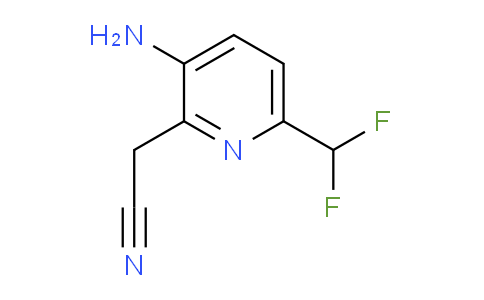 AM142365 | 1804655-59-1 | 3-Amino-6-(difluoromethyl)pyridine-2-acetonitrile