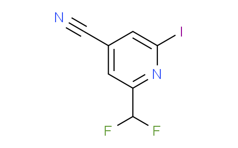 AM142379 | 1804707-26-3 | 4-Cyano-2-(difluoromethyl)-6-iodopyridine