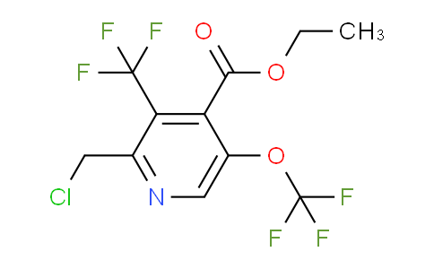 AM142386 | 1805308-61-5 | Ethyl 2-(chloromethyl)-5-(trifluoromethoxy)-3-(trifluoromethyl)pyridine-4-carboxylate