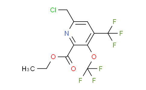 AM142389 | 1806786-05-9 | Ethyl 6-(chloromethyl)-3-(trifluoromethoxy)-4-(trifluoromethyl)pyridine-2-carboxylate