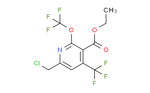 AM142390 | 1804365-86-3 | Ethyl 6-(chloromethyl)-2-(trifluoromethoxy)-4-(trifluoromethyl)pyridine-3-carboxylate