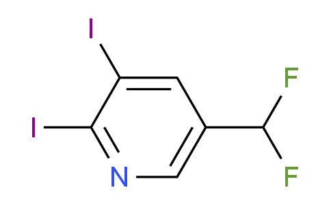 AM142393 | 1804445-38-2 | 5-(Difluoromethyl)-2,3-diiodopyridine