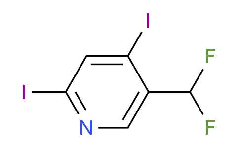 5-(Difluoromethyl)-2,4-diiodopyridine